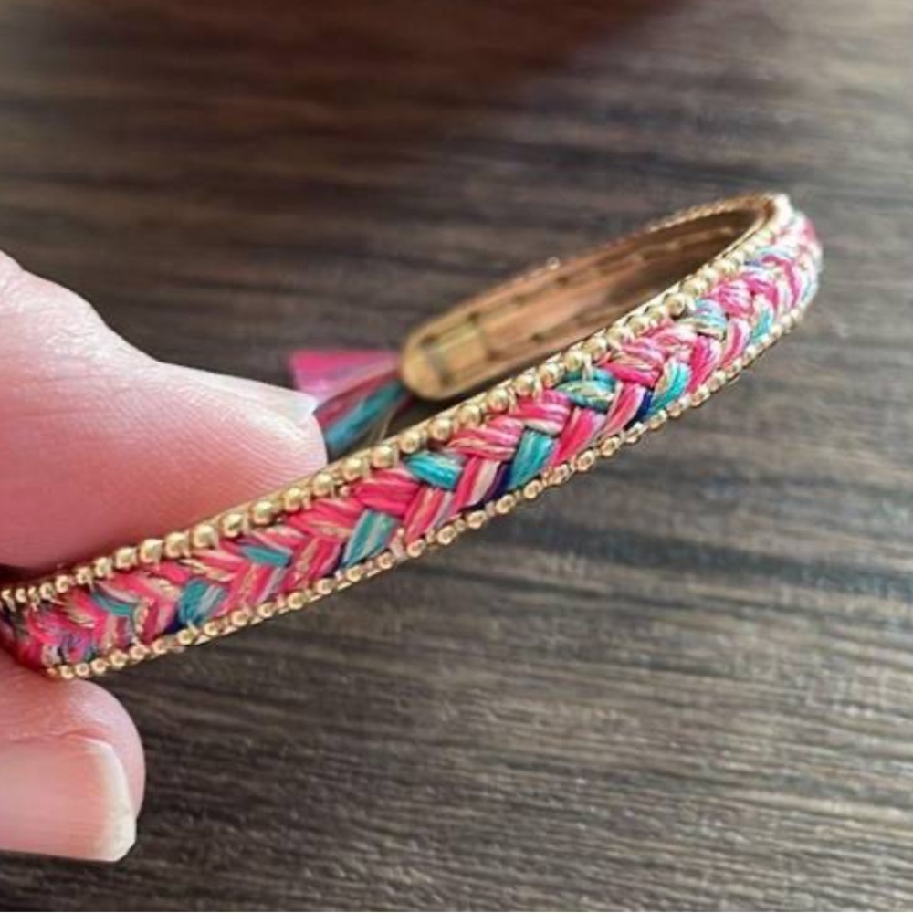 Stella & Dot Wanderer Cuff in pink